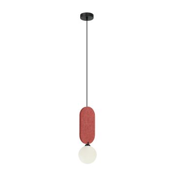 Italux Lorenzo PND-59815-1-RED Függőlámpa 1x25W/G9 IP20