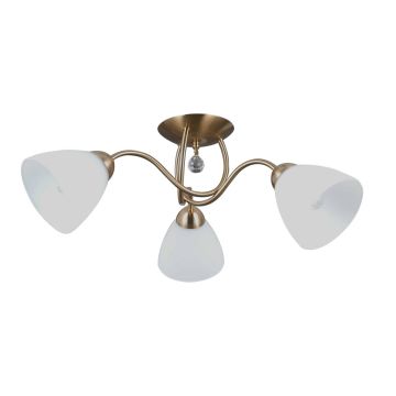 Italux Lugano PND-5643-3-HBR Plafonlámpa 3x40W/E27 IP20
