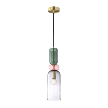 Italux Manso PND-37462D-MC-GD Függőlámpa 1x40W/E14 IP20