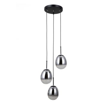 Italux Meolo PND-40825-3-BK Függőlámpa 3x40W/E14 IP20