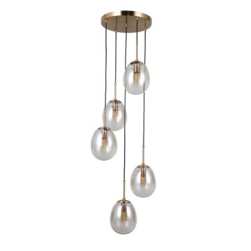 Italux Meolo PND-40825-5-GD Függőlámpa 5x40W/E14 IP20