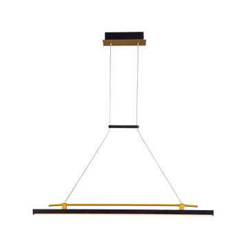Italux Merlot PND-54638F-16W-3K-BK-GD Függőlámpa 1x16W/LED 3000K 560lm IP20