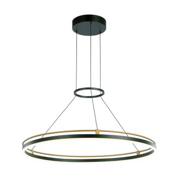 Italux Merlot PND-54638R-28W-3K-BK-GD Függőlámpa 1x28W/LED 3000K 1500lm IP20