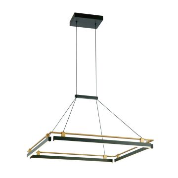Italux Merlot PND-54638S-44W-3K-BK-GD Függőlámpa 1x44W/LED 3000K 1460lm IP20