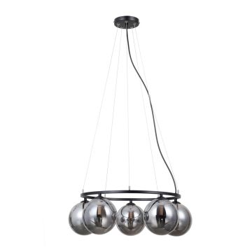 Italux Molite PND-1098-5R-BK Függőlámpa 5x5W/G9 IP20