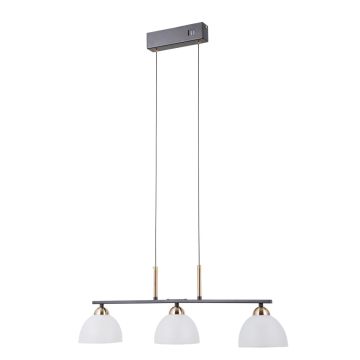 Italux Montiela PND-34374-3-BK Függőlámpa 3x15W/LED 3000K 772lm IP20