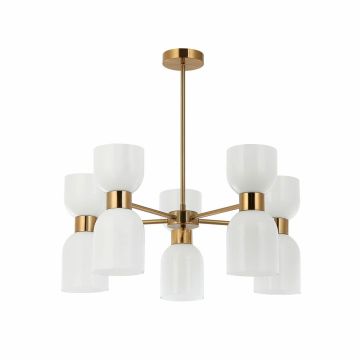 Italux Monza PND-57602-5-BRO Csillár 10x40W/E27 IP20