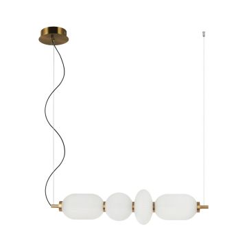 Italux Nico PND-8545-4H-AB-WH Függőlámpa 1x18W/LED 3000K 1925lm IP20