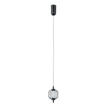 Italux Pedro PND-34405-1-BK Függőlámpa 1x4W/LED 3000K 267lm IP20