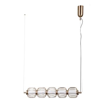Italux Pedro PND-34405-5-HBR Függőlámpa 5x20W/LED 3000K 793lm IP20