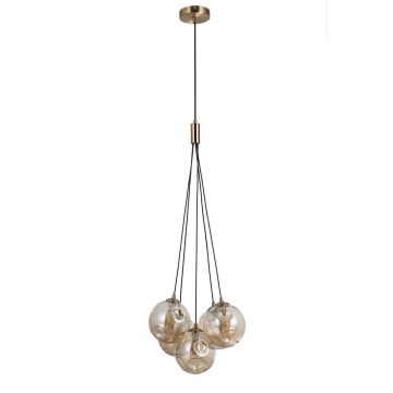 Italux PERLOS PND-54456-5-HB-AMB Függőlámpa 5x5W/G9 IP20
