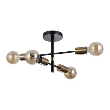 Italux PIANSI PND-4025-4-BL-HBR Függőlámpa 4x40W/E27 IP20