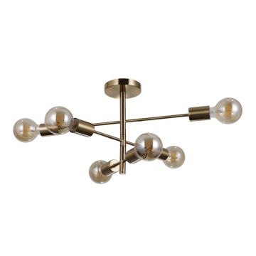 Italux PIANSI PND-4025-6-HBR Függőlámpa 6x40W/E27 IP20
