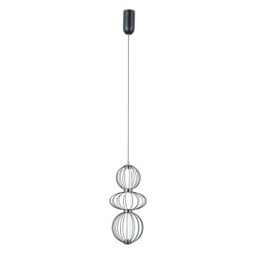 Italux Rabel PND-344221-3V-BK Függőlámpa 3x10W/LED 3000K 713lm IP20