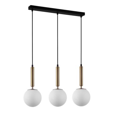 Italux RAVENA PND-2324-3L GD+OPA Függőlámpa 3x10W/E27 IP20
