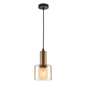 Italux SANTIA PND-65342-1-BRO+AMB Függőlámpa 1x40W/E27 IP20