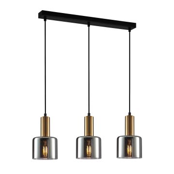 Italux SANTIA PND-65342-3-BRO+SG Függőlámpa 3x40W/E27 IP20