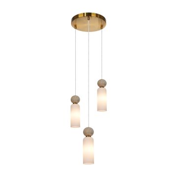 Italux Santos PND-95331-3-BRSS Függőlámpa 3x40W/G9 IP20