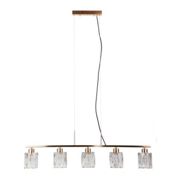 Italux Simona PND-40814-5-HBR Függőlámpa 5x40W/E14 IP20