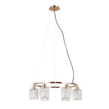 Italux Simona PND-40814-6-HBR Függőlámpa 6x40W/E14 IP20