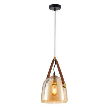 Italux Solta PND-24342-1-BK-AMB Függőlámpa 1x40W/E27 IP20