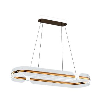 Italux Sopla PND-63728-56W-3K-GD Függőlámpa 1x56W/LED 3000K 3900lm IP20