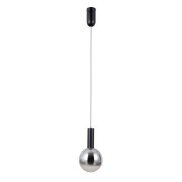 Italux Strela PND-34378-1S-BK Függőlámpa 1x5W/LED 3000K 459lm IP20