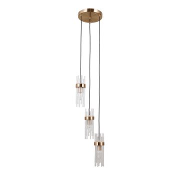 Italux Taraso PND-40760-3-HBR Függőlámpa 3x40W/E14 IP20