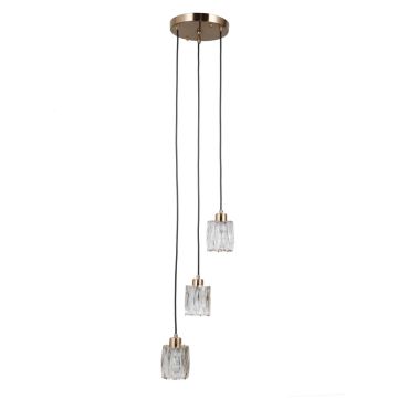 Italux Torno PND-40813-3R-HBR Függőlámpa 3x40W/E14 IP20