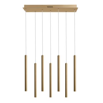 Italux Valdes PND-22302-7-GD Függőlámpa 7x35W/LED 3000K|4000K|6000K 1300lm IP20