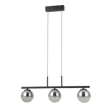 Italux Velada PND-34381-3-BK Függőlámpa 3x15W/LED 3000K 610lm IP20