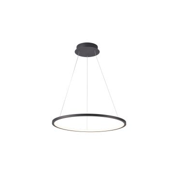Italux Vinola PND-56135B-040RPC-BK-3KS4K Függőlámpa 1x24W/LED 3000K|4000K 1920lm IP20