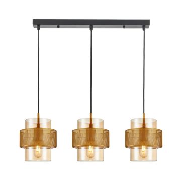 Italux Vinoti PND-22132-3S-GD-AMB Függőlámpa 3x40W/E27 IP20