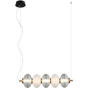 Italux Testa PND-84938-4-BK Függőlámpa 1x19W/LED 3000K 1200lm IP20