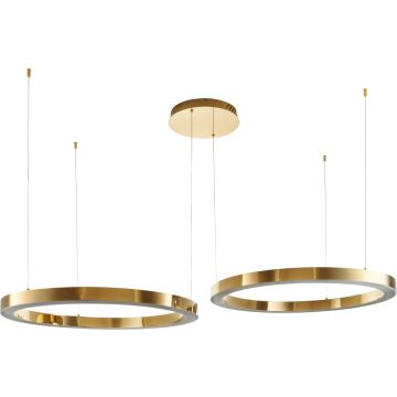 Step Into Design CIRCLE 2in1 DN924-60+80 gold Függőlámpa 2x72W/LED 3000K 5760lm IP20