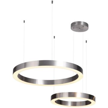 Step Into Design CIRCLE 2in1 ST-8848-40+60 nickel Függőlámpa 2x53W/LED 3000K 5035lm IP20