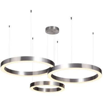 Step Into Design CIRCLE 3in1 ST-8848-40+60+60 nickel Függőlámpa 3x85W/LED 3000K 8075lm IP20