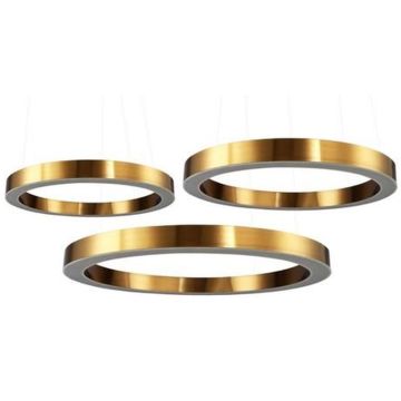 Step Into Design CIRCLE 3in1 ST-8848-40+60+80 brass Függőlámpa 3x93W/LED 3000K 8835lm IP20