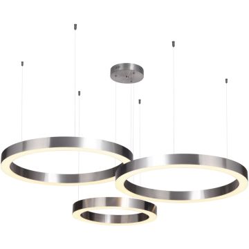 Step Into Design CIRCLE 3in1 ST-8848-60+60+80 nickel Függőlámpa 3x85W/LED 3000K 8075lm IP20