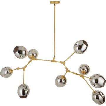 Step Into Design MODERN ORCHID ST-1232-9 gold smoky Plafonlámpa 9x60W/E27 IP20