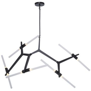 Step Into Design STICKS ST-1001-10 black Plafonlámpa 10x20W/G9 IP20