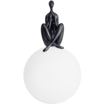 Step Into Design WOMAN ST-6020-C black Asztali lámpa 1x40w/E27 IP20