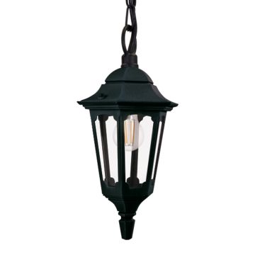 Elstead Lighting Parish PR9-BLACK Függőlámpa 1x60W/E27 IP44