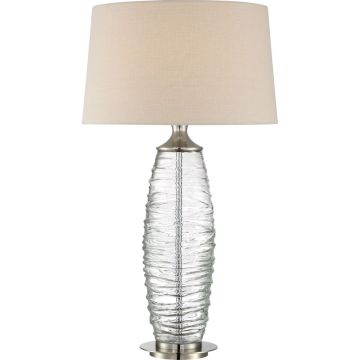 Quoizel ARCTIC QZS-Q2596TBN Asztali lámpa 1x60W/E27