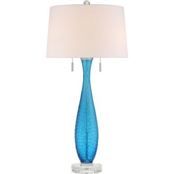 Quoizel OCEAN BLUE QZS-Q2314T Asztali lámpa 2x60W/E27