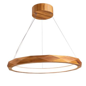 Quintiesse Angular QN-ANGULAR-RING-LED-80-TEAK Függőlámpa 1x29W/LED 3000K 1685lm IP20