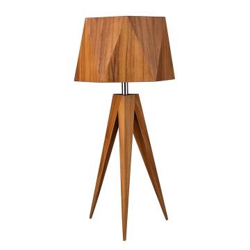 Quintiesse Angular QN-ANGULAR-TL-TEAK Asztali lámpa 1x40W/E27 IP20