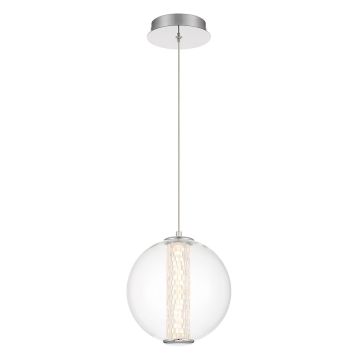 Quintiesse Atomo QN-ATOMO-1P-PC Függőlámpa 1x9W/LED 3000K 756lm IP20