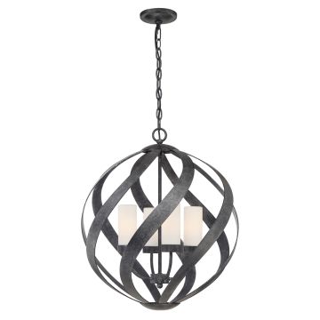 Quintiesse BLACKSMITH QN-BLACKSMITH-4P-OBK Függőlámpa 4x40W/E14 IP44