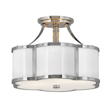 Quintiesse CHANCE QN-CHANCE-SF-S-PN Plafonlámpa 2x60W/E27